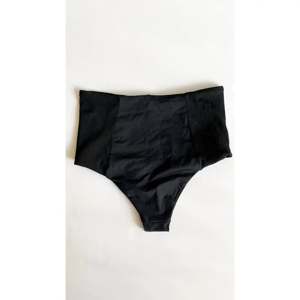 L*Space Jackie Bikini Bottom Black XS NWOT New